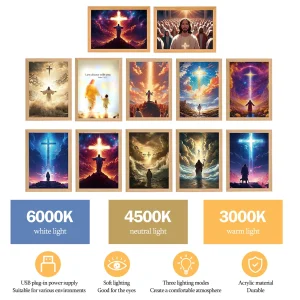 Jesus  Picture Frame Light
