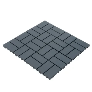 44 Pack Interlocking Patio Deck Tiles-12x12 Inch,