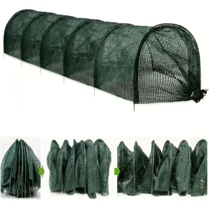 10-Foot Durable Metal Frame Garden Tunnel Greenhouse