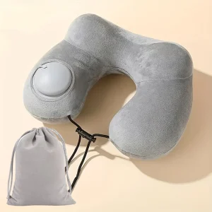 U-Shaped Inflatable Travel Pillow Portable Air Pillow