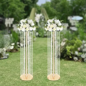 2 Pcs Wedding Centerpieces Flower Vases
